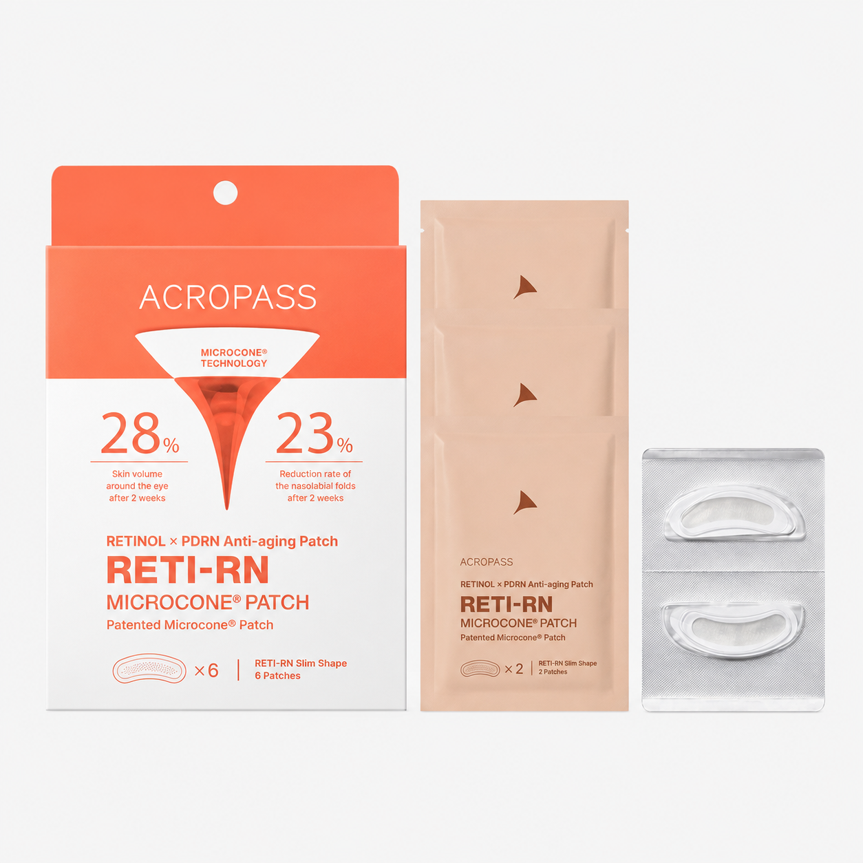 Acropass Reti-RN Microcone Patch (Slim) - Bilde 2